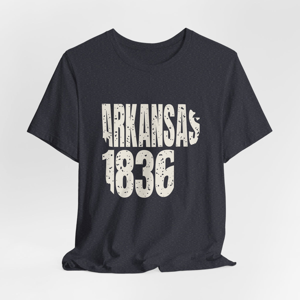 Arkansas Vintage Letters Map T-Shirt