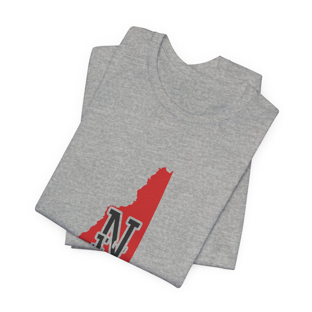 New Hampshire Varsity Monogram Map T-Shirt