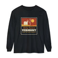 Spooky Season in Vermont Haunted Postcard Long Sleeve Tee