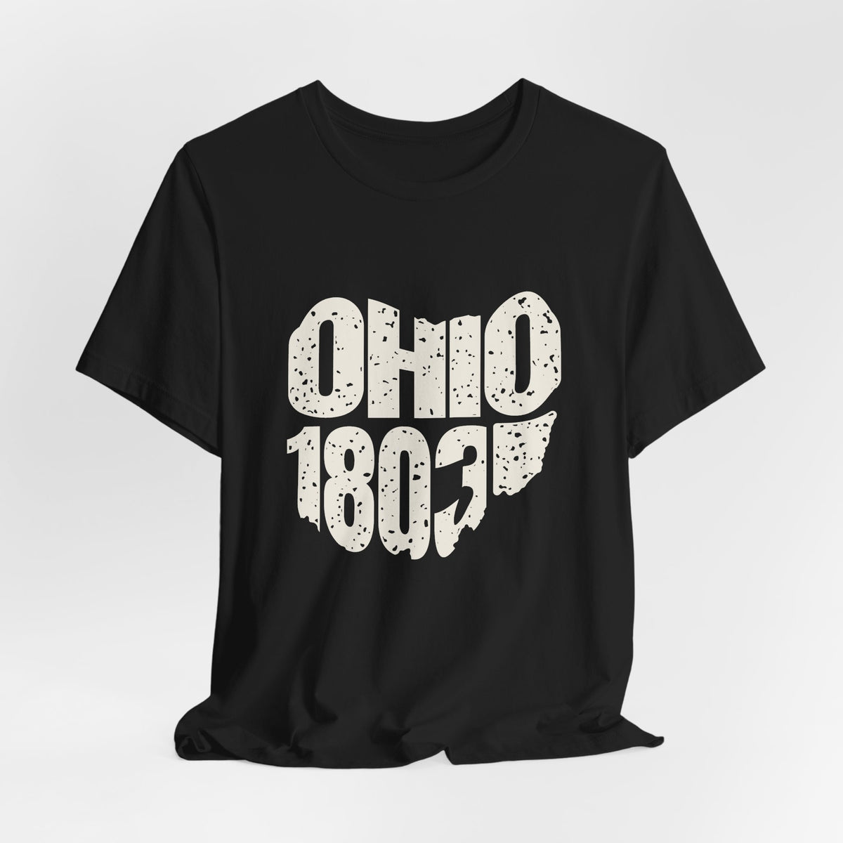 Ohio Vintage Letters Map T-Shirt