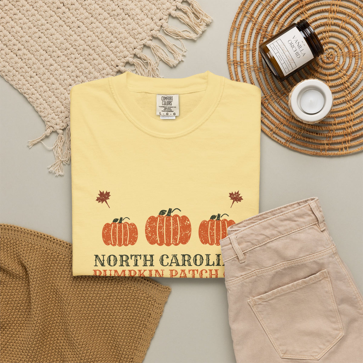 North Carolina Pumpkin Patch Co. Retro T-Shirt