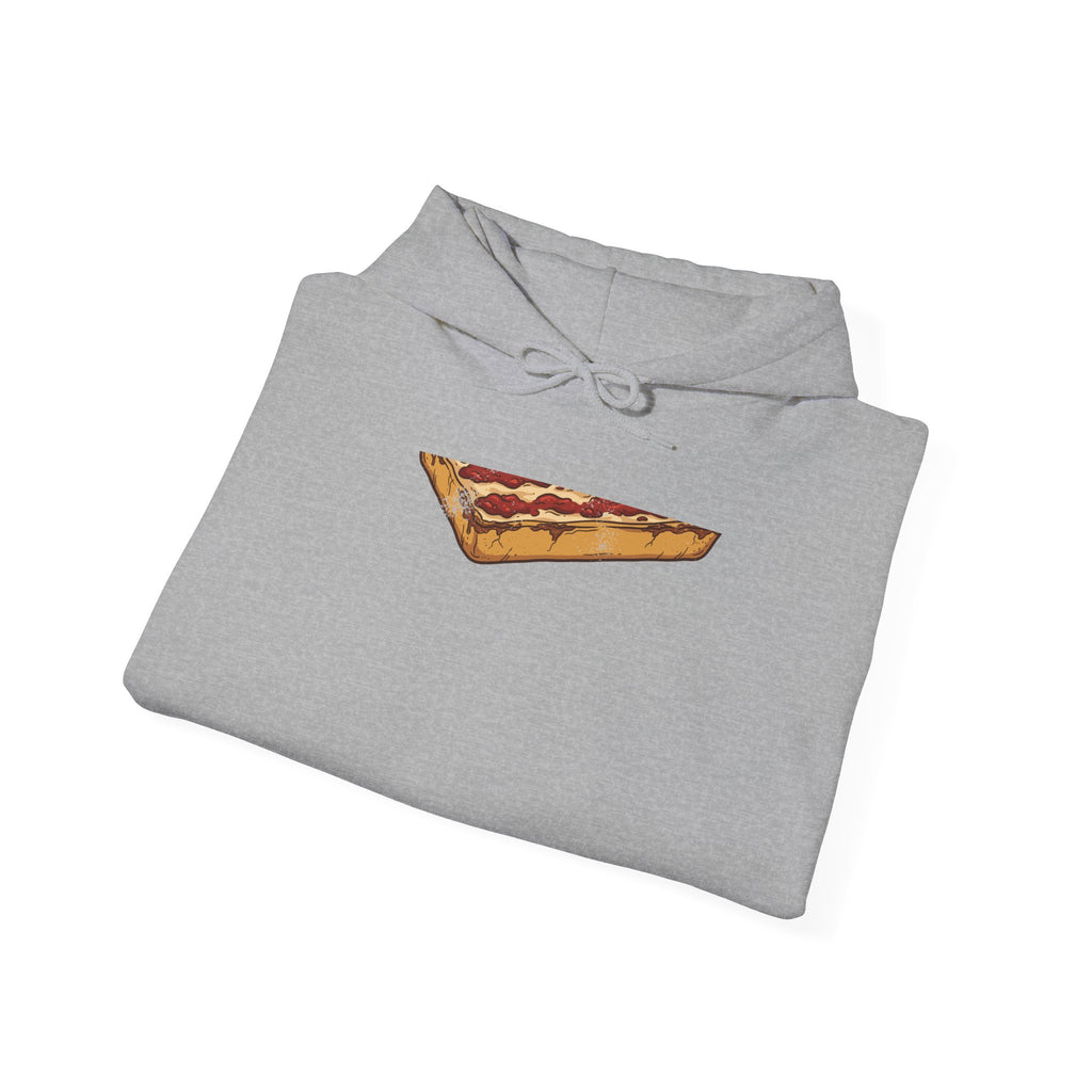 Detroit Style Pizza Retro Food Illustration Hoodie