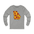 Georgia Pizza Map Long Sleeve Tee