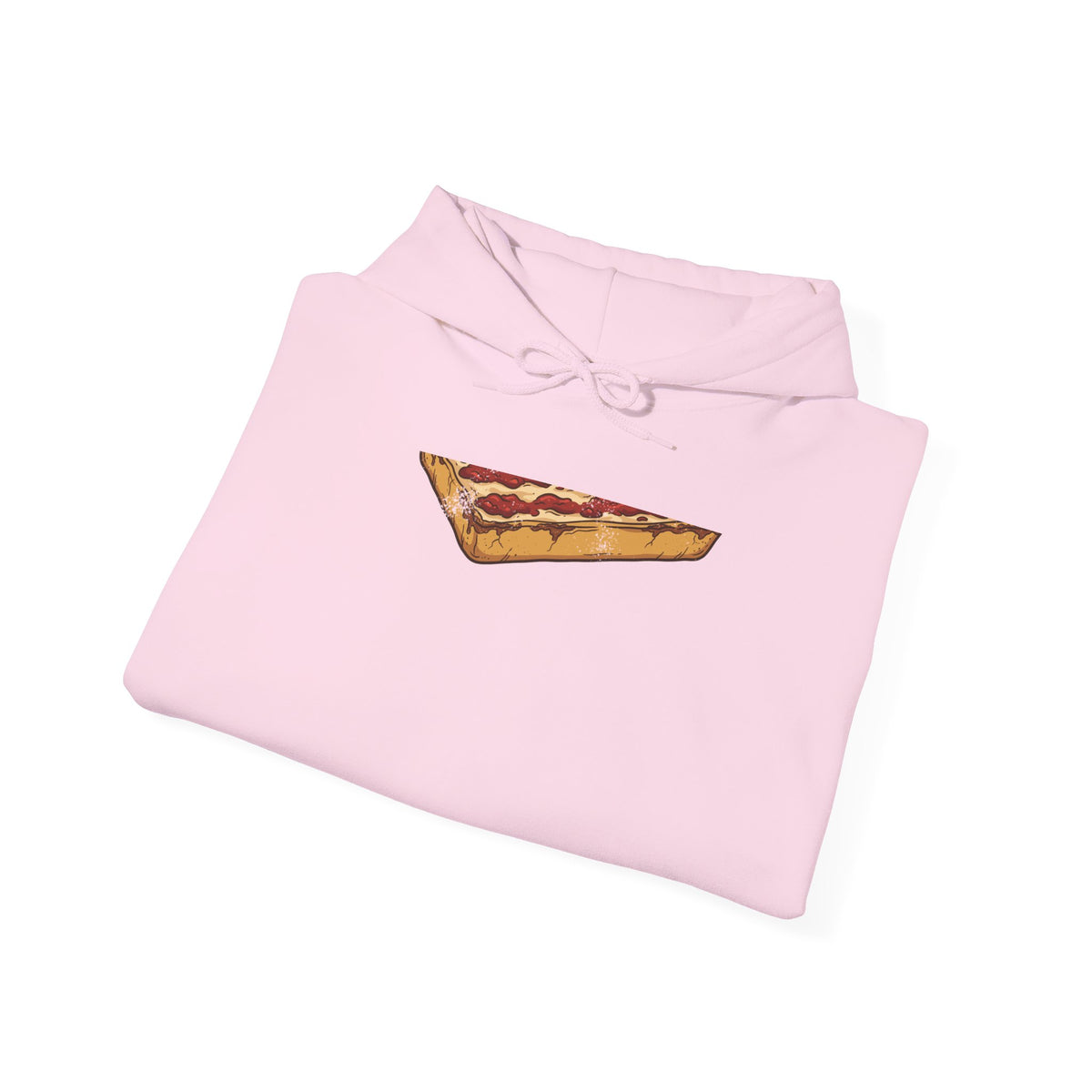 Detroit Style Pizza Retro Food Illustration Hoodie