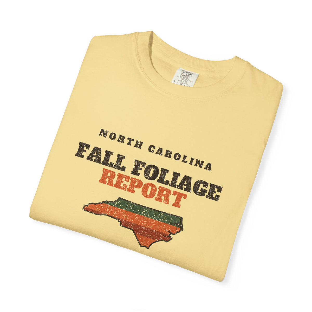 North Carolina Fall Foliage Report Map T-Shirt