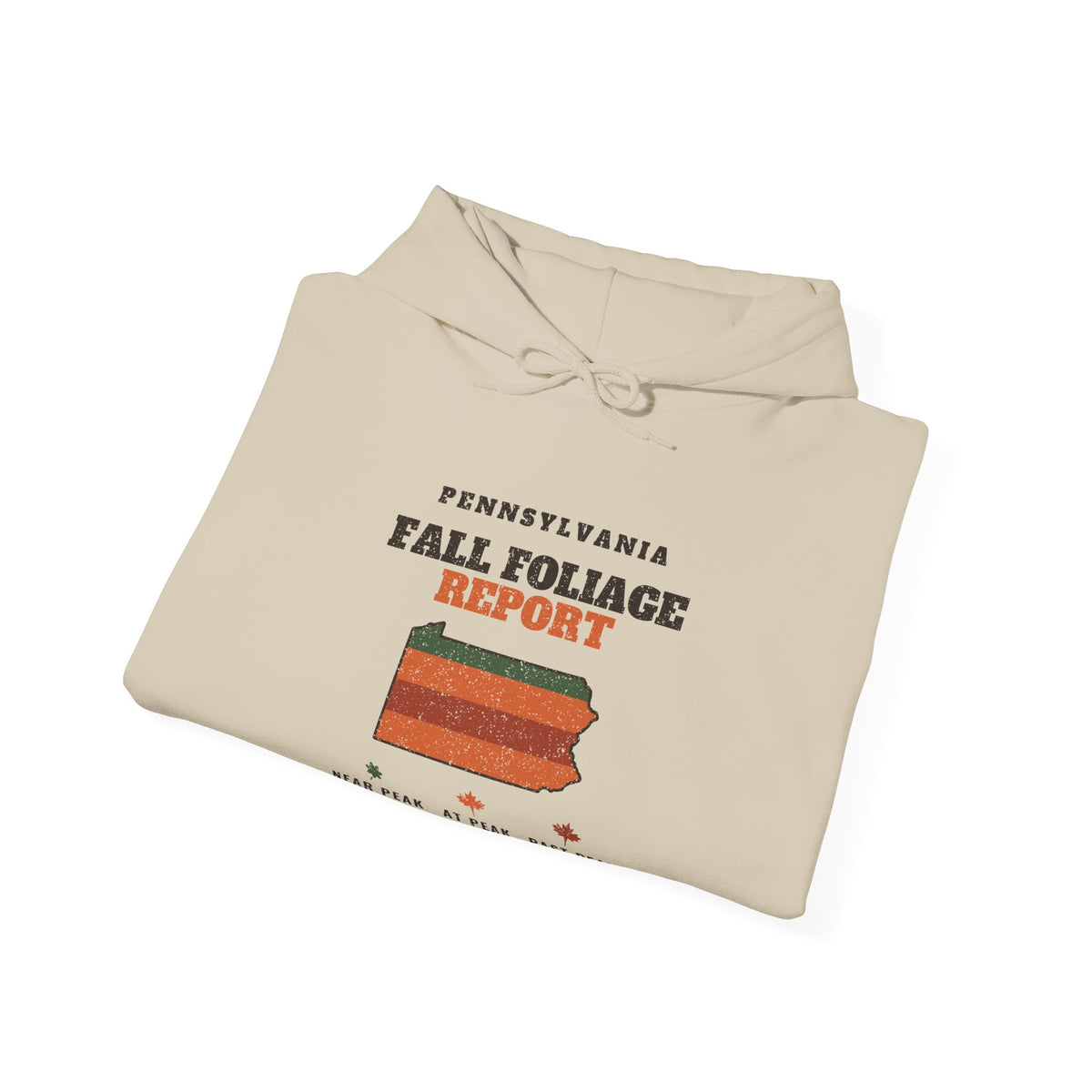 Pennsylvania Fall Foliage Report Map Hoodie