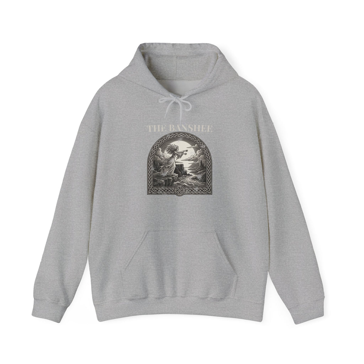 The Banshee Bean Sí Irish Folklore Engraving Hoodie