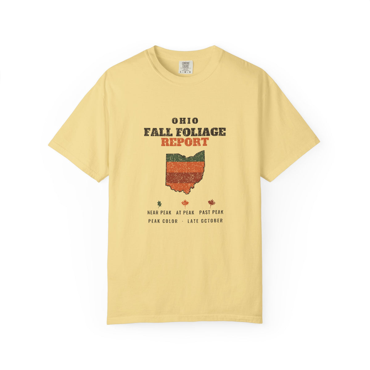 Ohio Fall Foliage Report Map T-Shirt