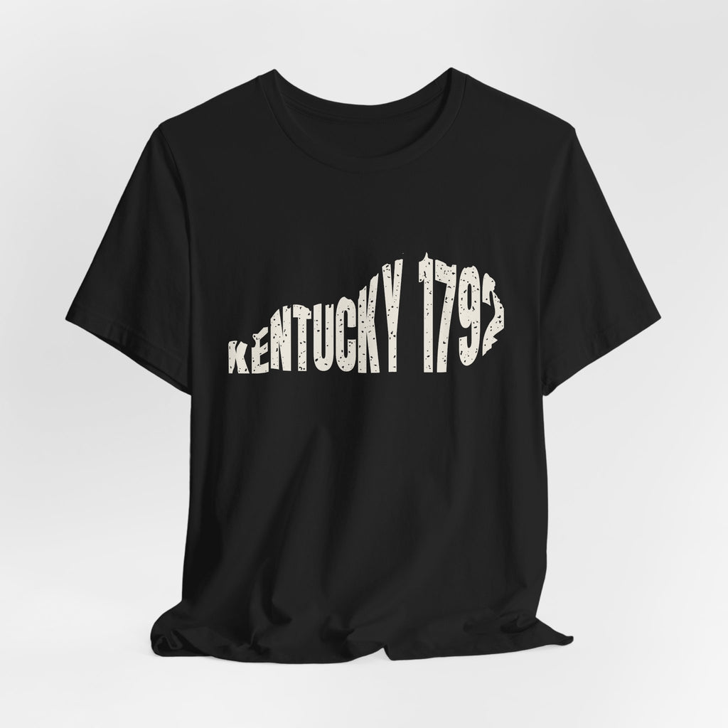 Kentucky Vintage Letters Map T-Shirt