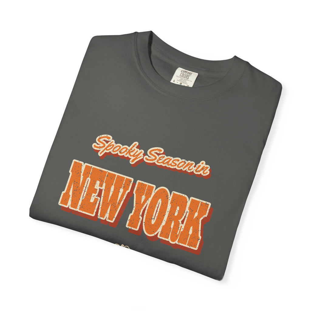Spooky Season in New York Vintage Postcard T-Shirt