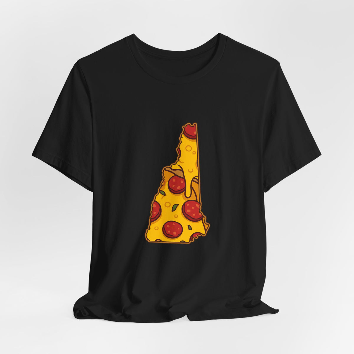 New Hampshire Pizza Map T-Shirt