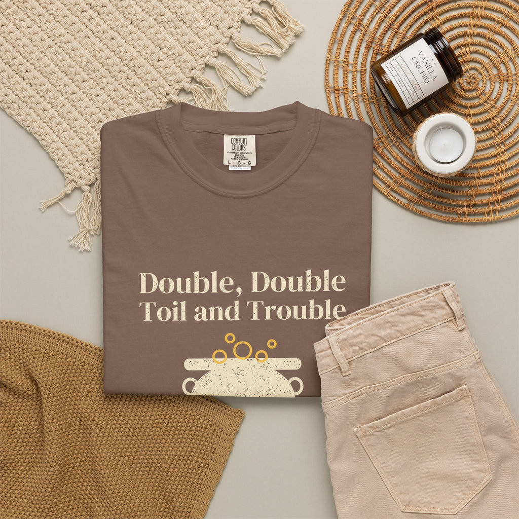 Double Double Toil and Trouble Cauldron T-Shirt