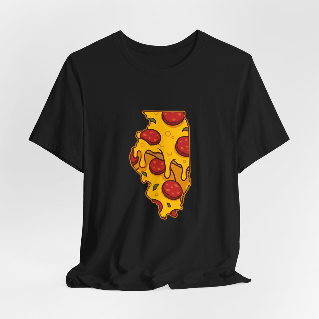 Illinois Pizza Map T-Shirt