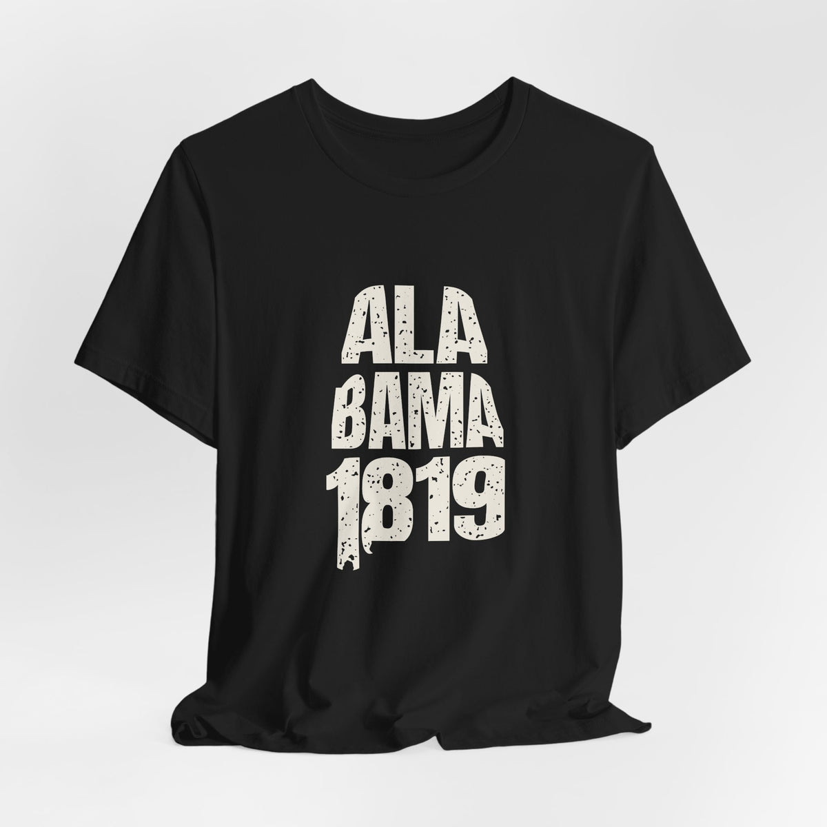 Alabama Vintage Letters Map T-Shirt