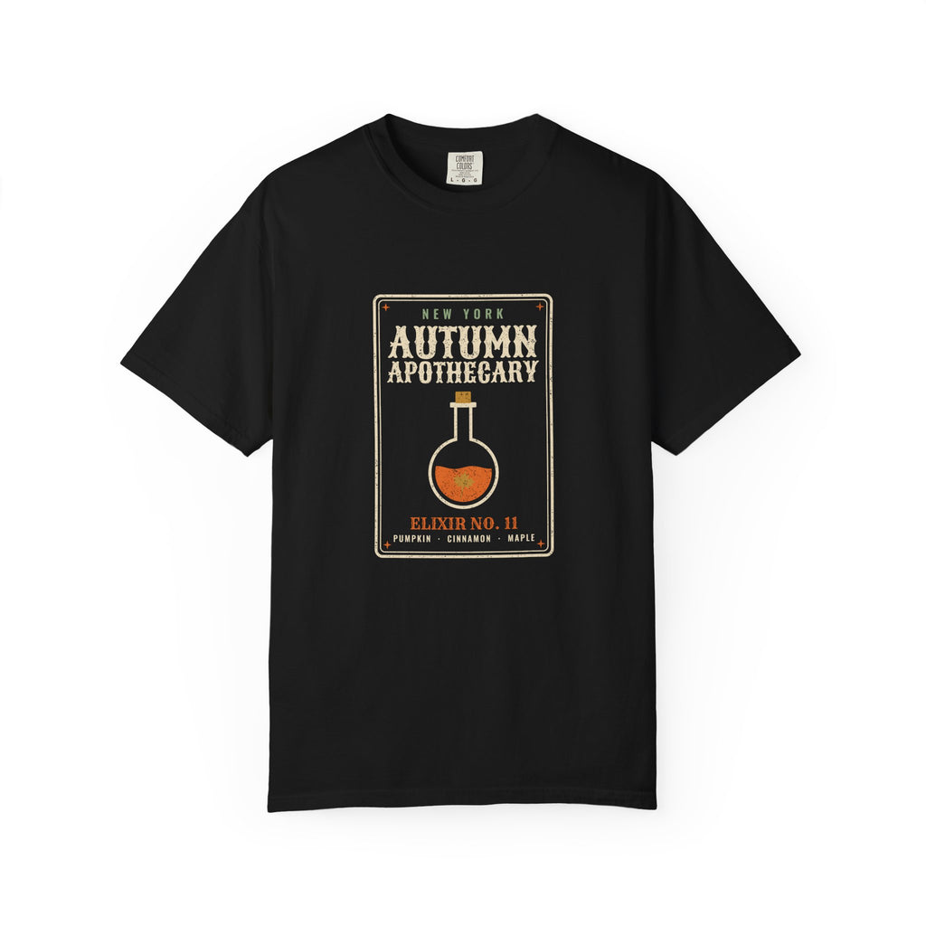 New York Autumn Apothecary Label T-Shirt