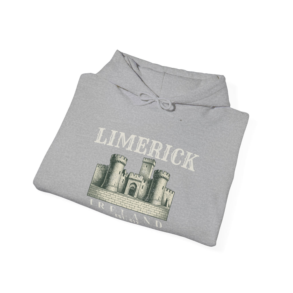 Limerick Ireland Est 812 Vintage Castle Hoodie