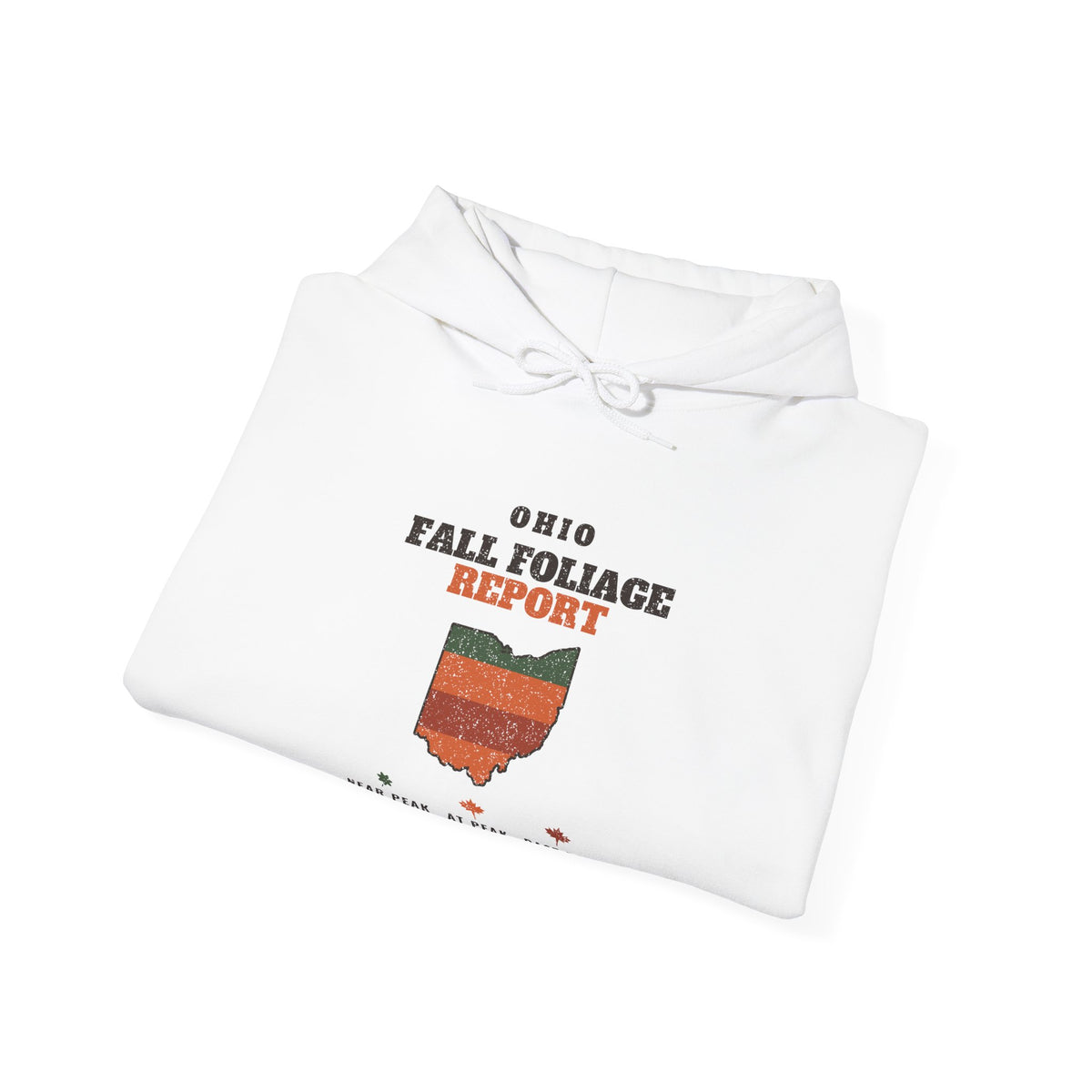 Ohio Fall Foliage Report Map Hoodie