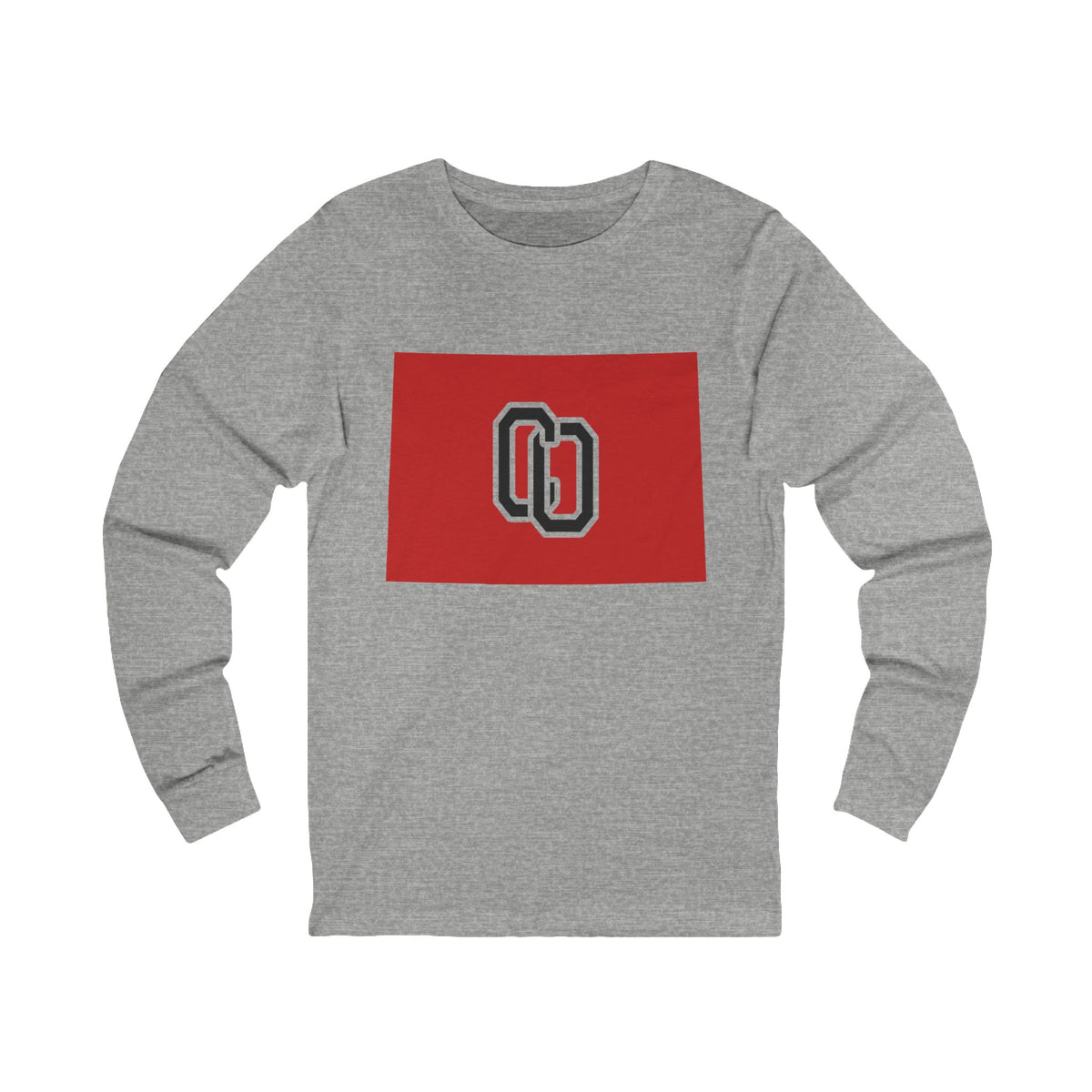 Colorado Varsity Monogram Map Long Sleeve Tee