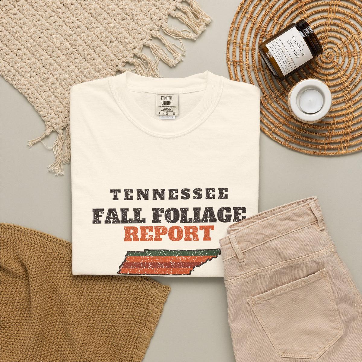 Tennessee Fall Foliage Report Map T-Shirt