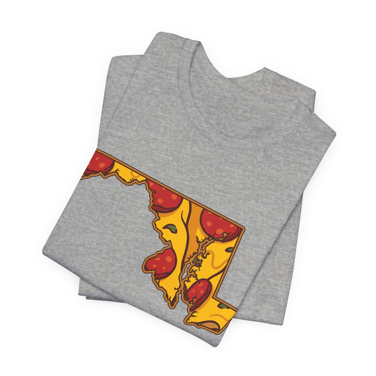 Maryland Pizza Map T-Shirt