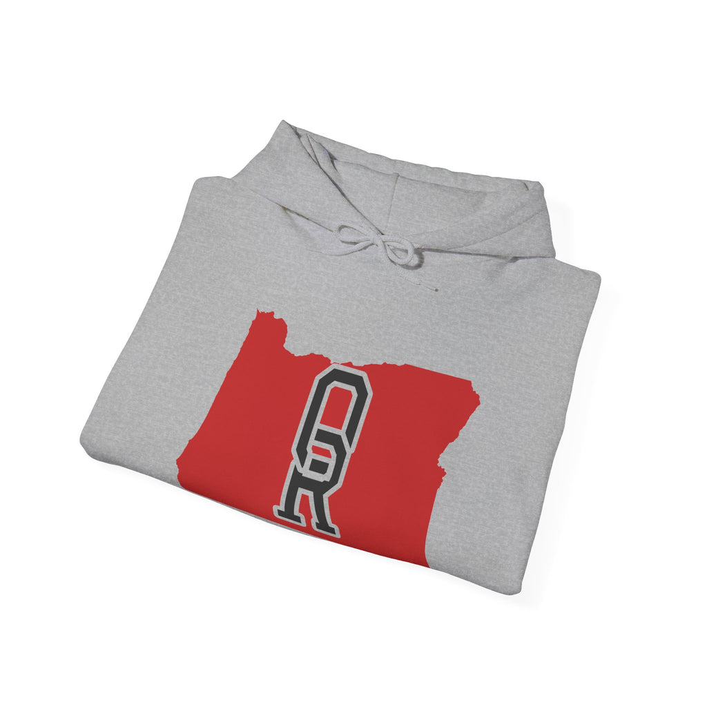 Oregon Varsity Monogram Map Hoodie