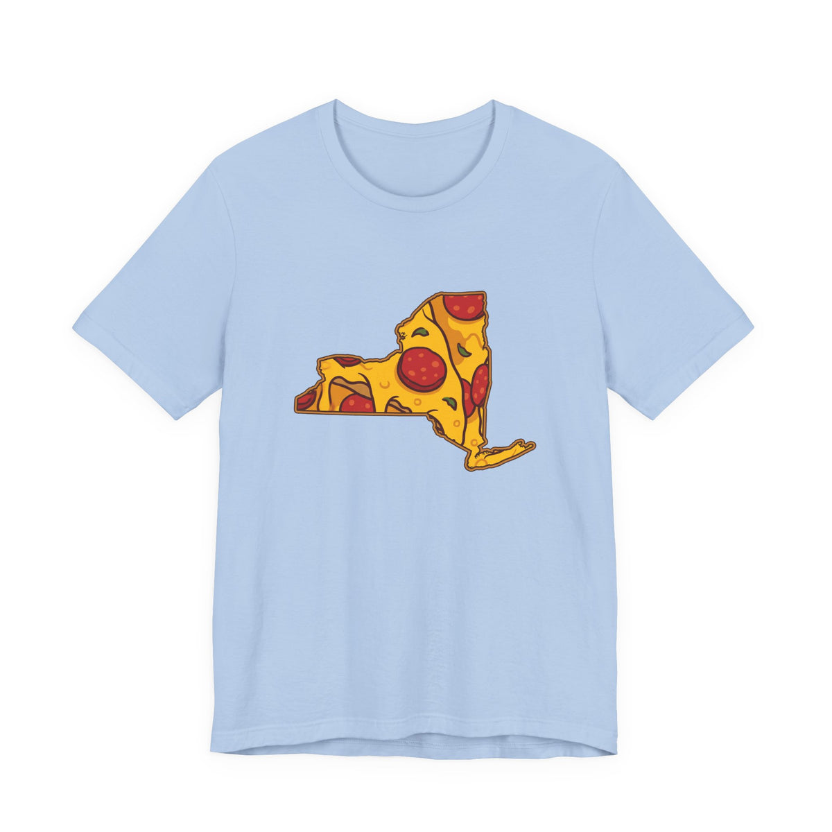 New York Pizza Map T-Shirt