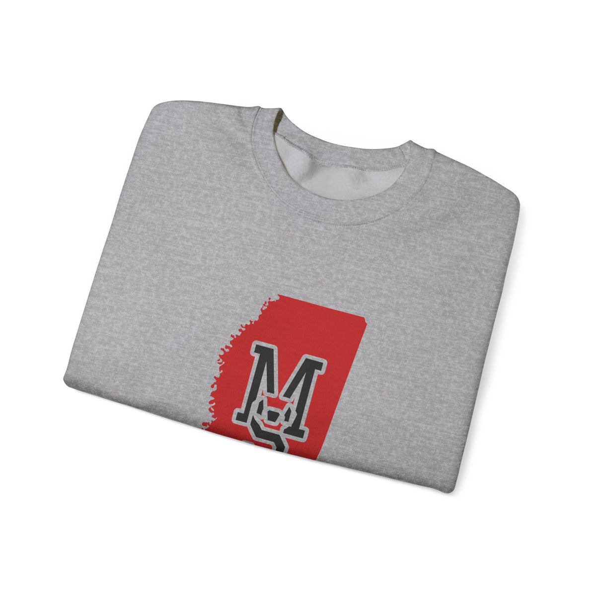 Mississippi Varsity Monogram Map Crewneck Sweatshirt