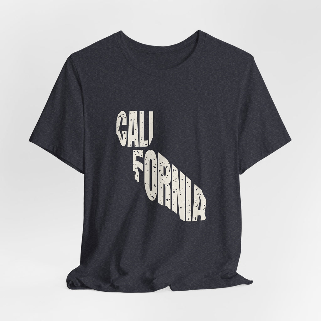 California Vintage Letters Map T-Shirt