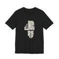 Illinois Vintage Letters Map T-Shirt