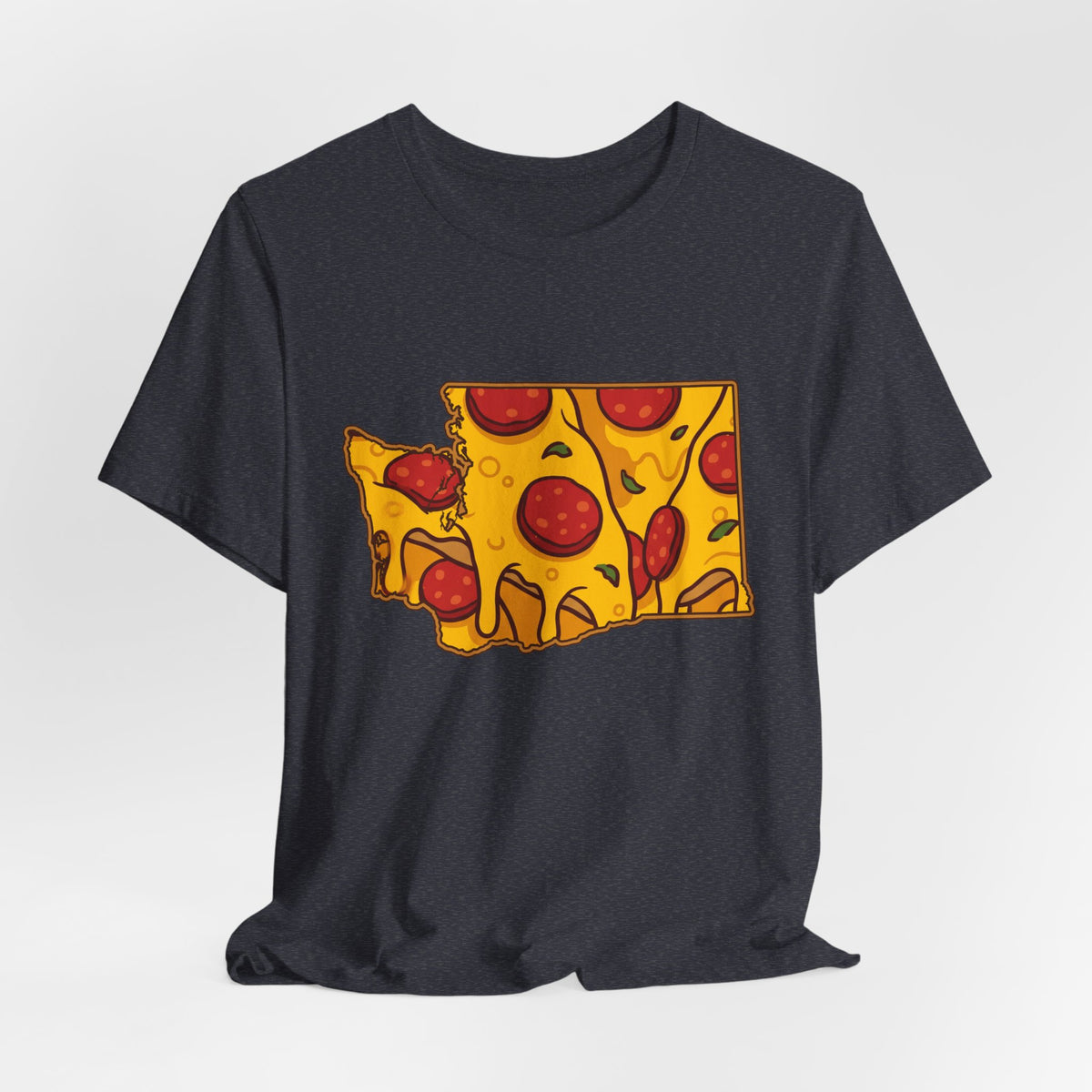 Washington Pizza Map T-Shirt