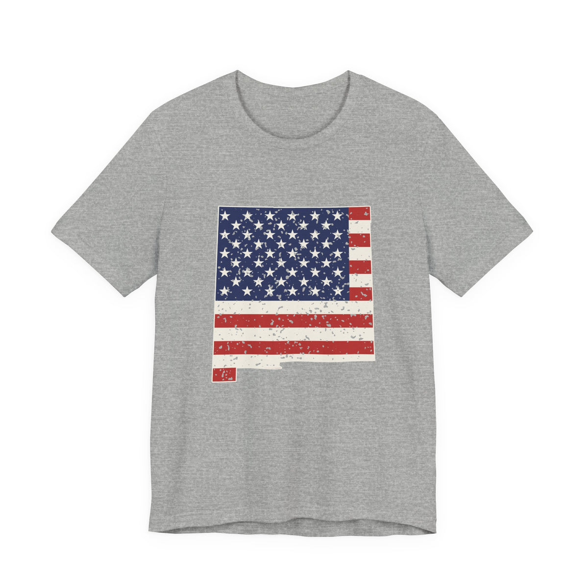 New Mexico American Flag Map T-Shirt