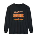 Spooky Season in New York Vintage Postcard Long Sleeve Tee