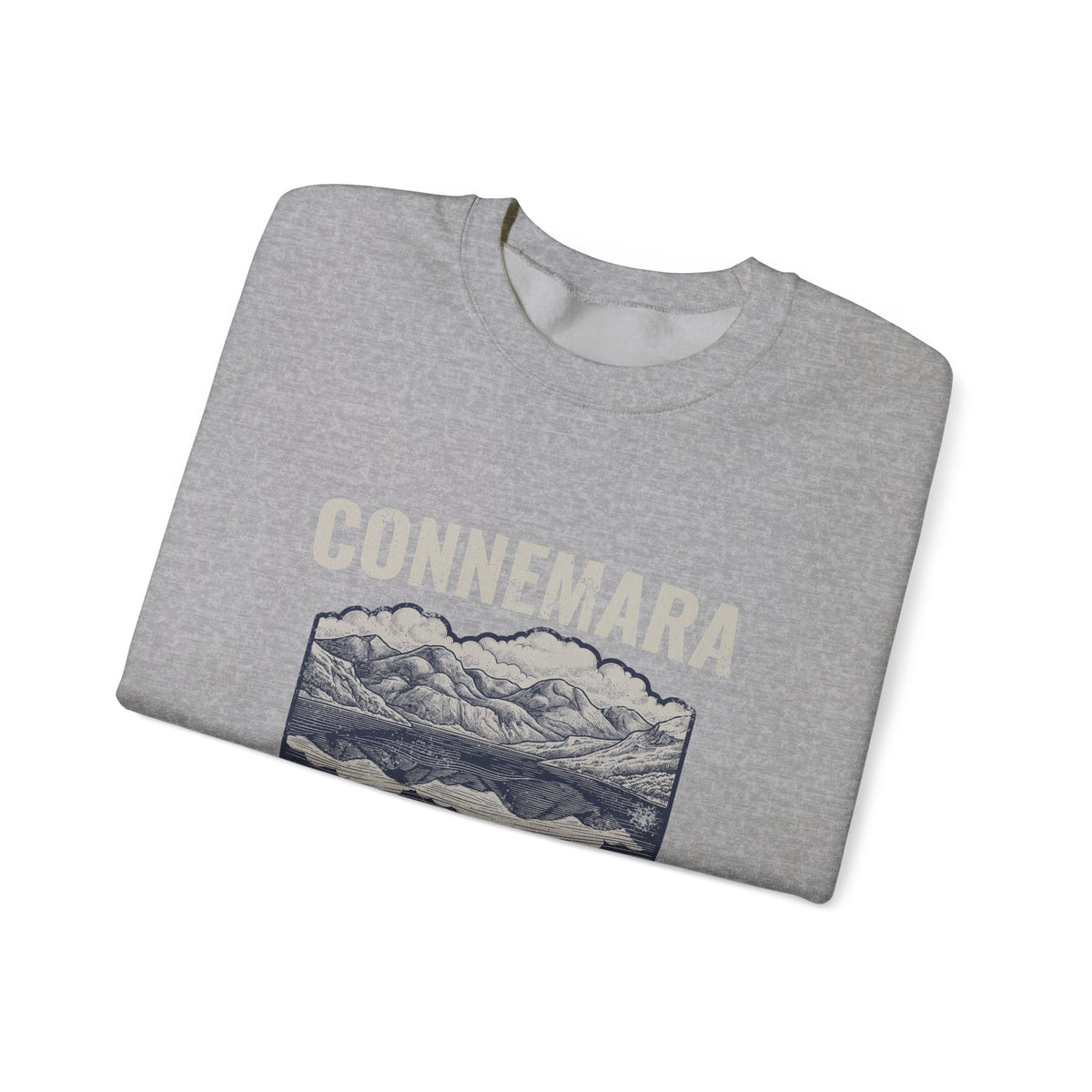 Connemara National Park Ireland Mountain Lake Crewneck Sweatshirt