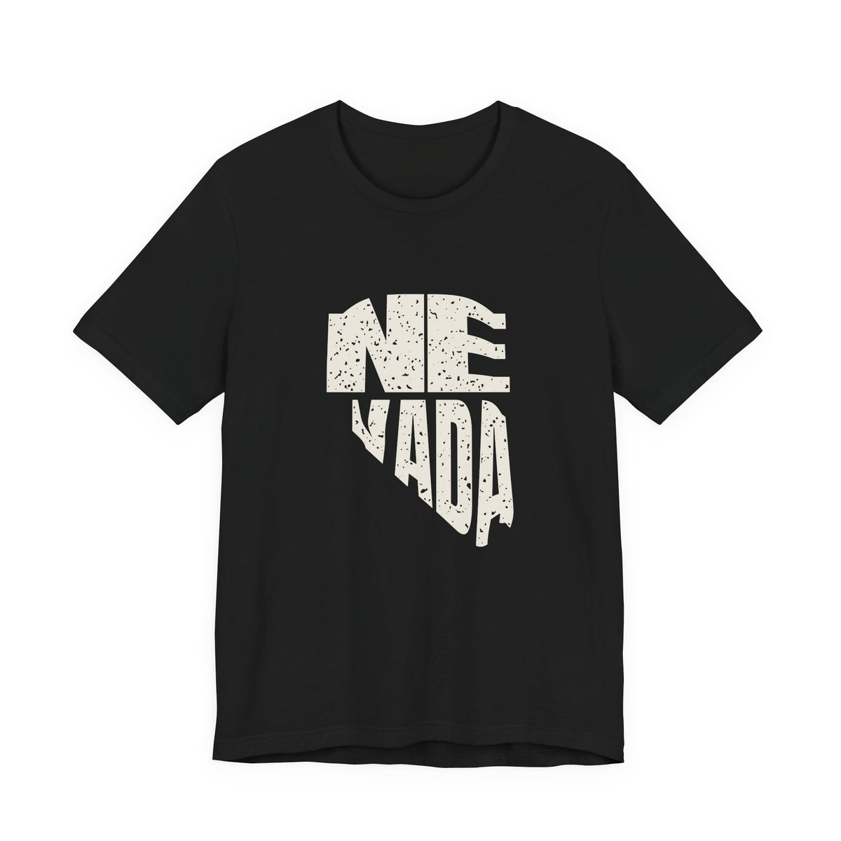 Nevada Vintage Letters Map T-Shirt