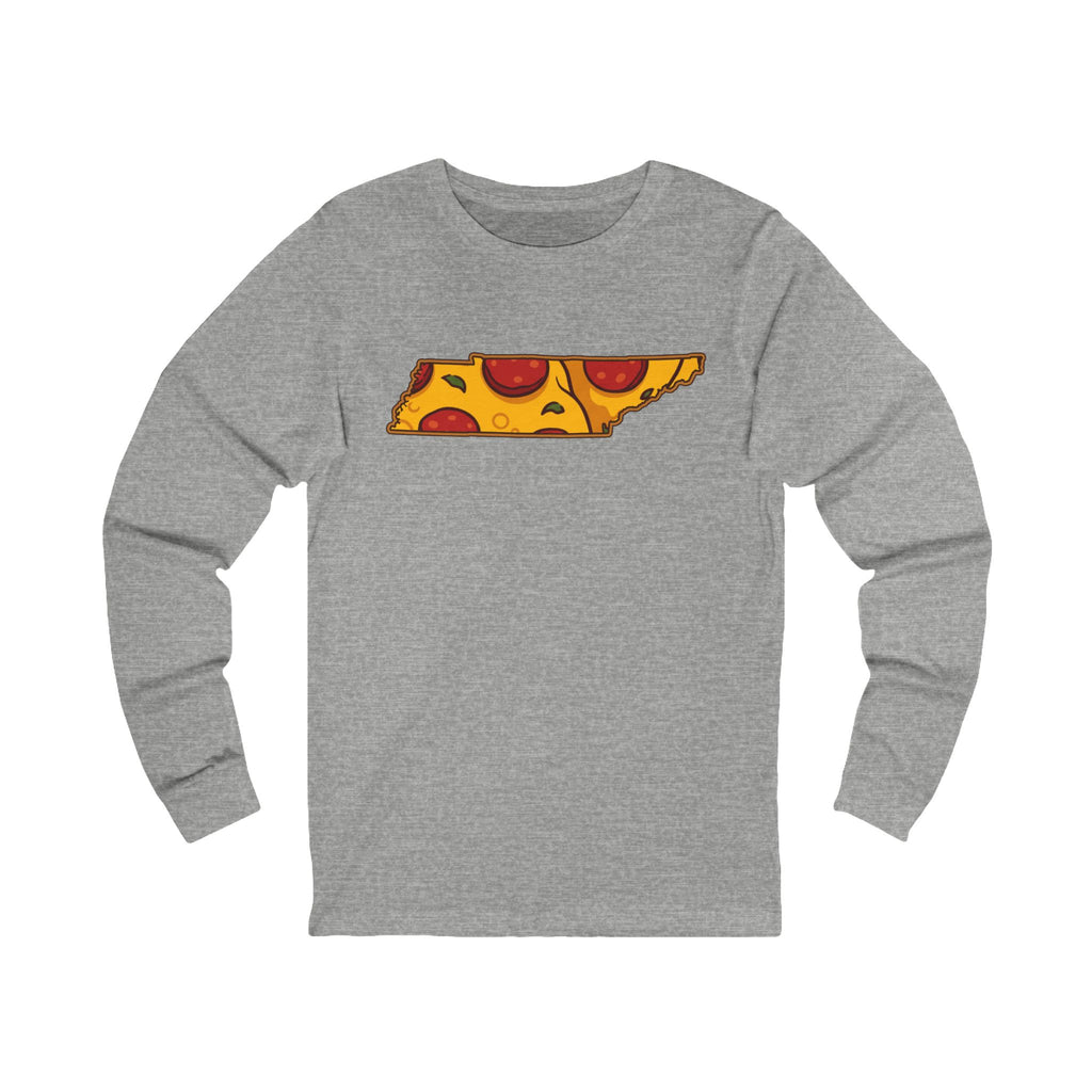 Tennessee Pizza Map Long Sleeve Tee