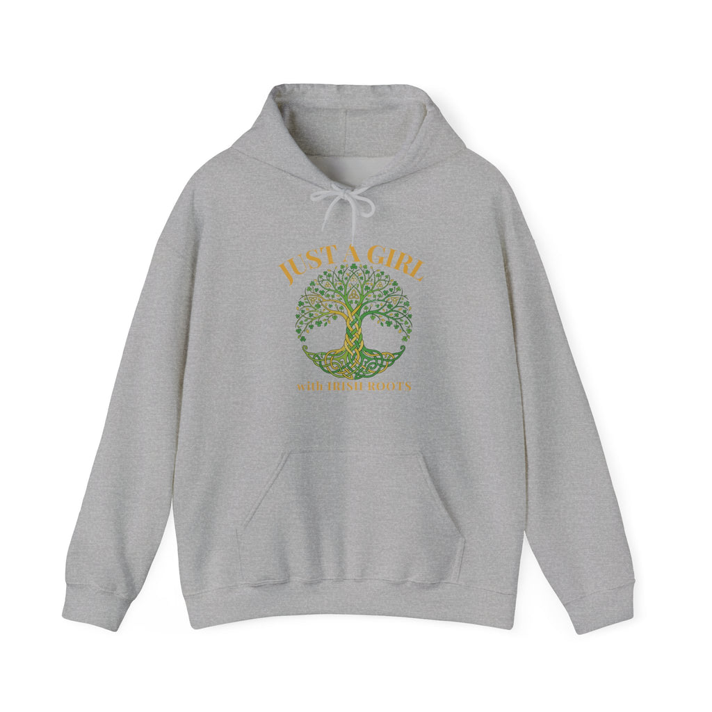 Just a Girl With Irish Roots Tree of Life Hoodie