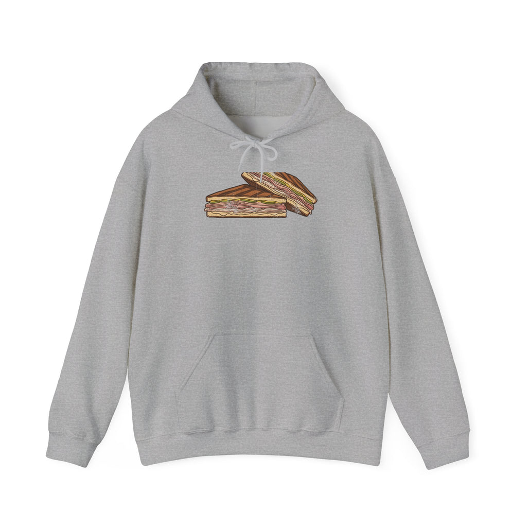 Tampa Cuban Sandwich Retro Food Illustration Hoodie