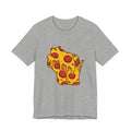 Wisconsin Pizza Map T-Shirt