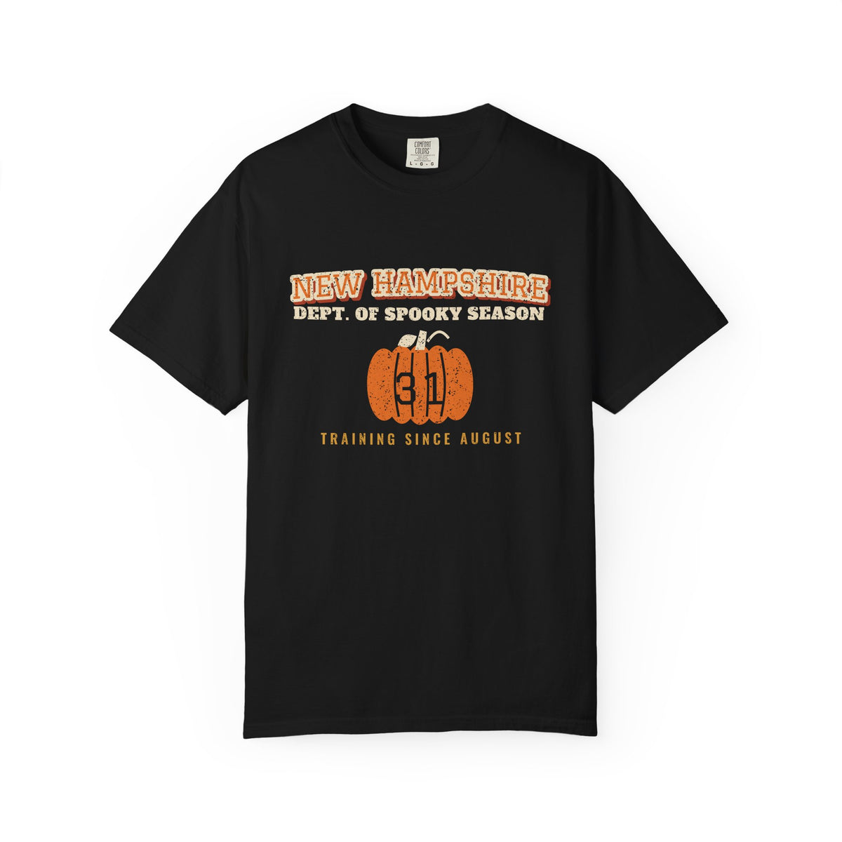 New Hampshire Dept. of Spooky Season Varsity T-Shirt