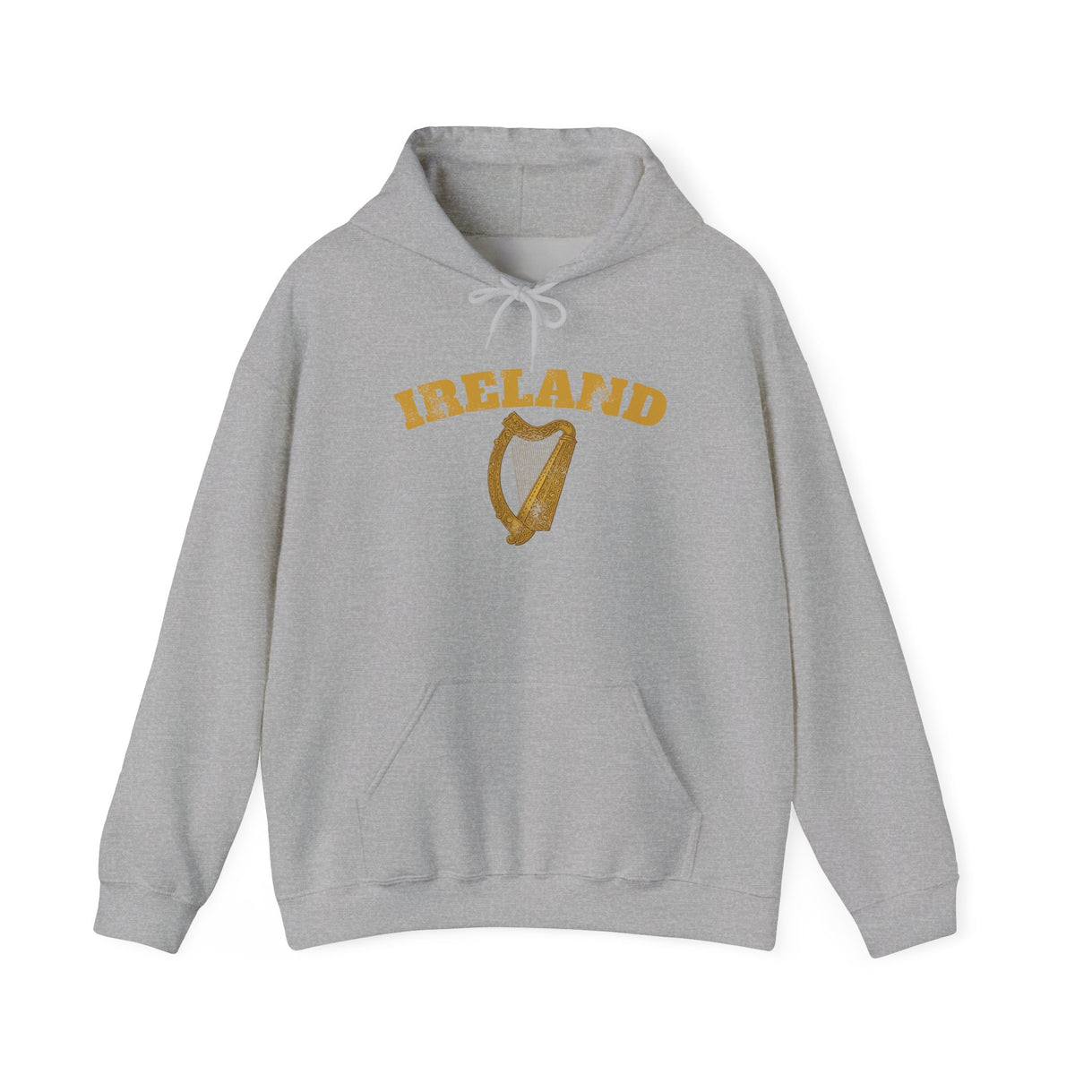 Ireland Vintage Celtic Harp Knotwork Hoodie