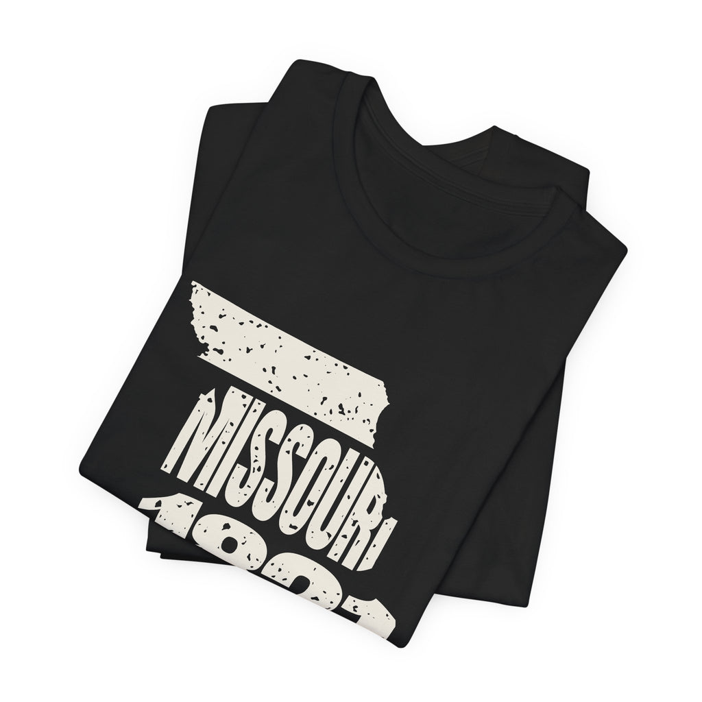 Missouri Vintage Letters Map T-Shirt