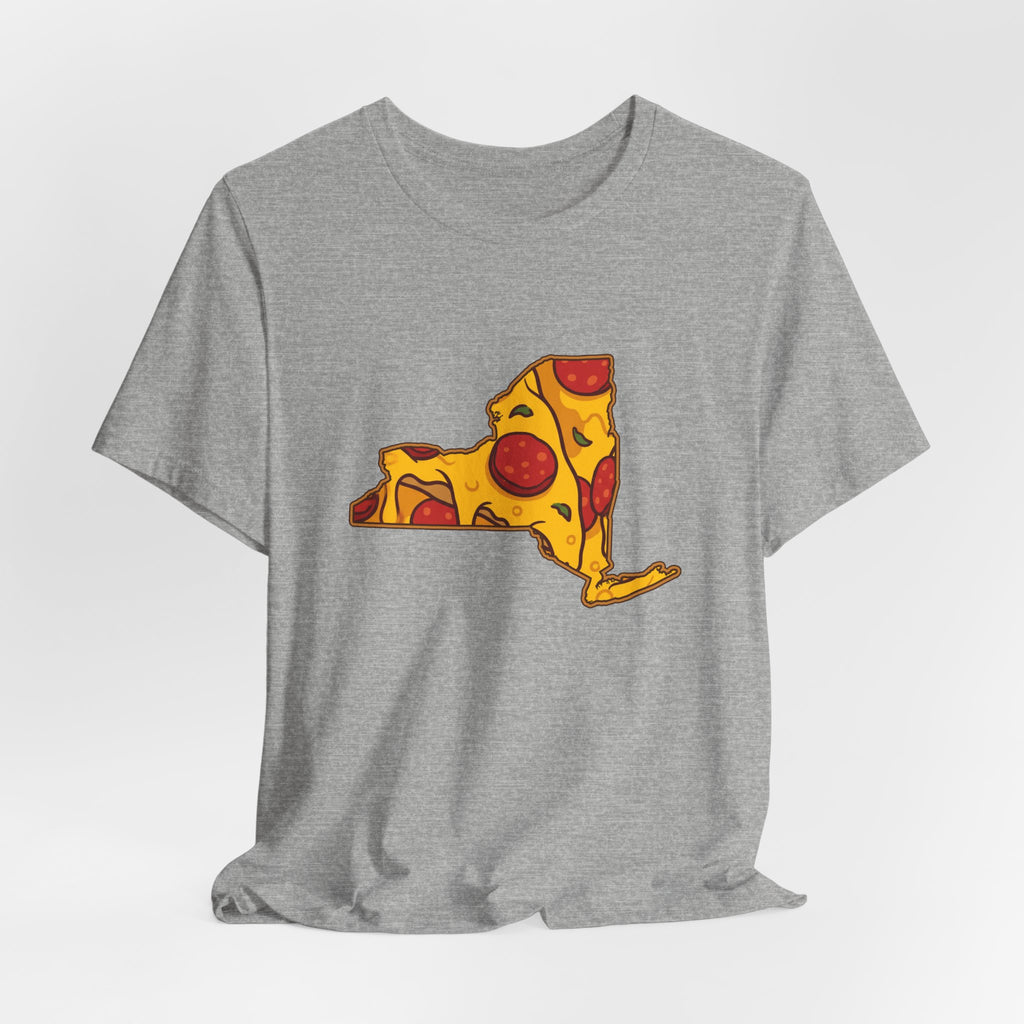 New York Pizza Map T-Shirt