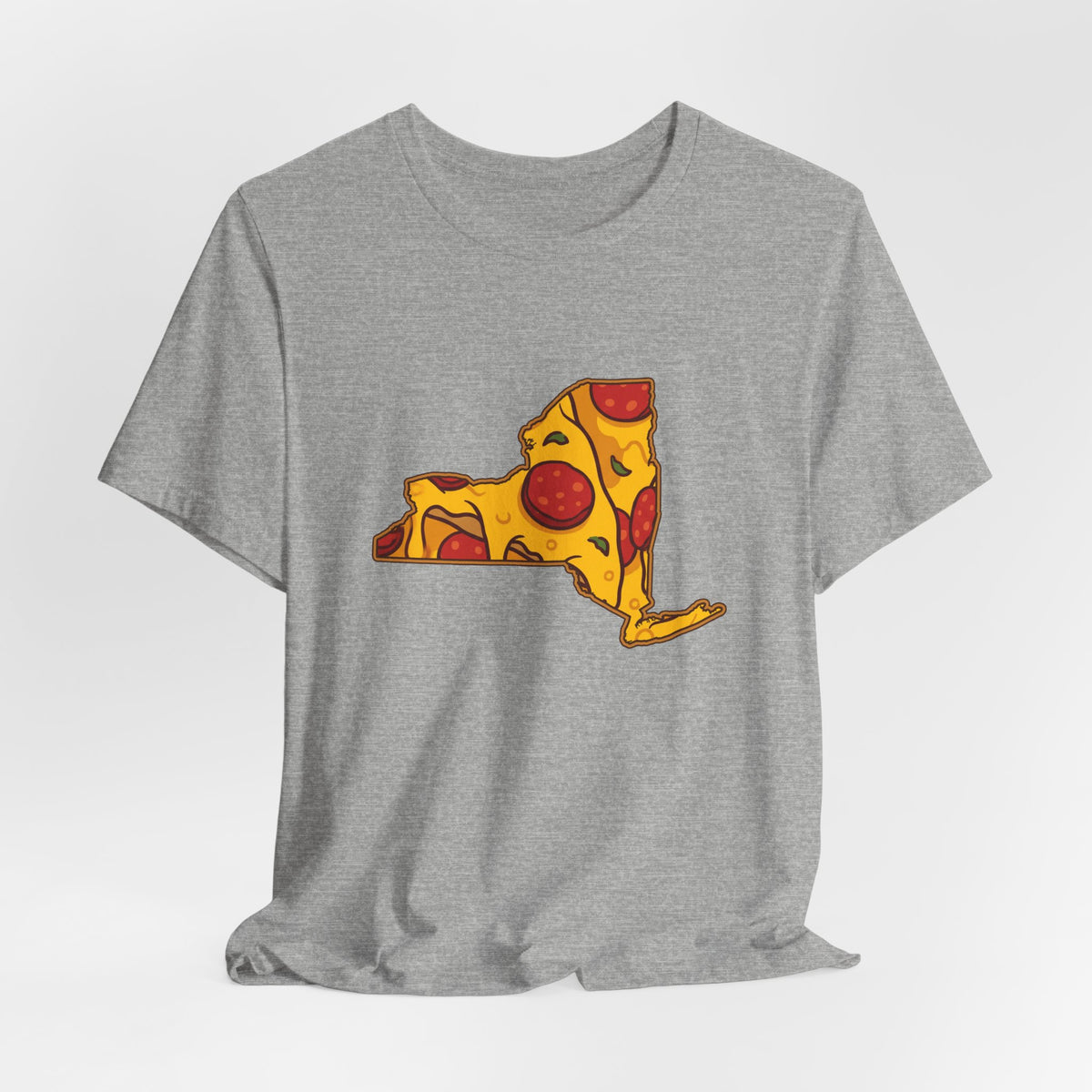 New York Pizza Map T-Shirt