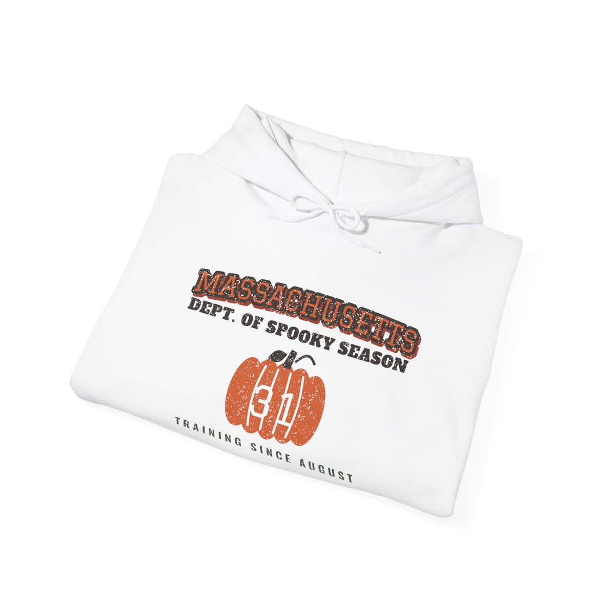 Massachusetts Dept. of Spooky Season Varsity Hoodie
