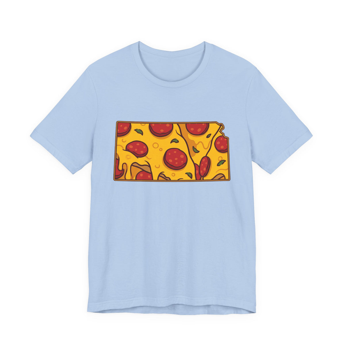 Kansas Pizza Map T-Shirt
