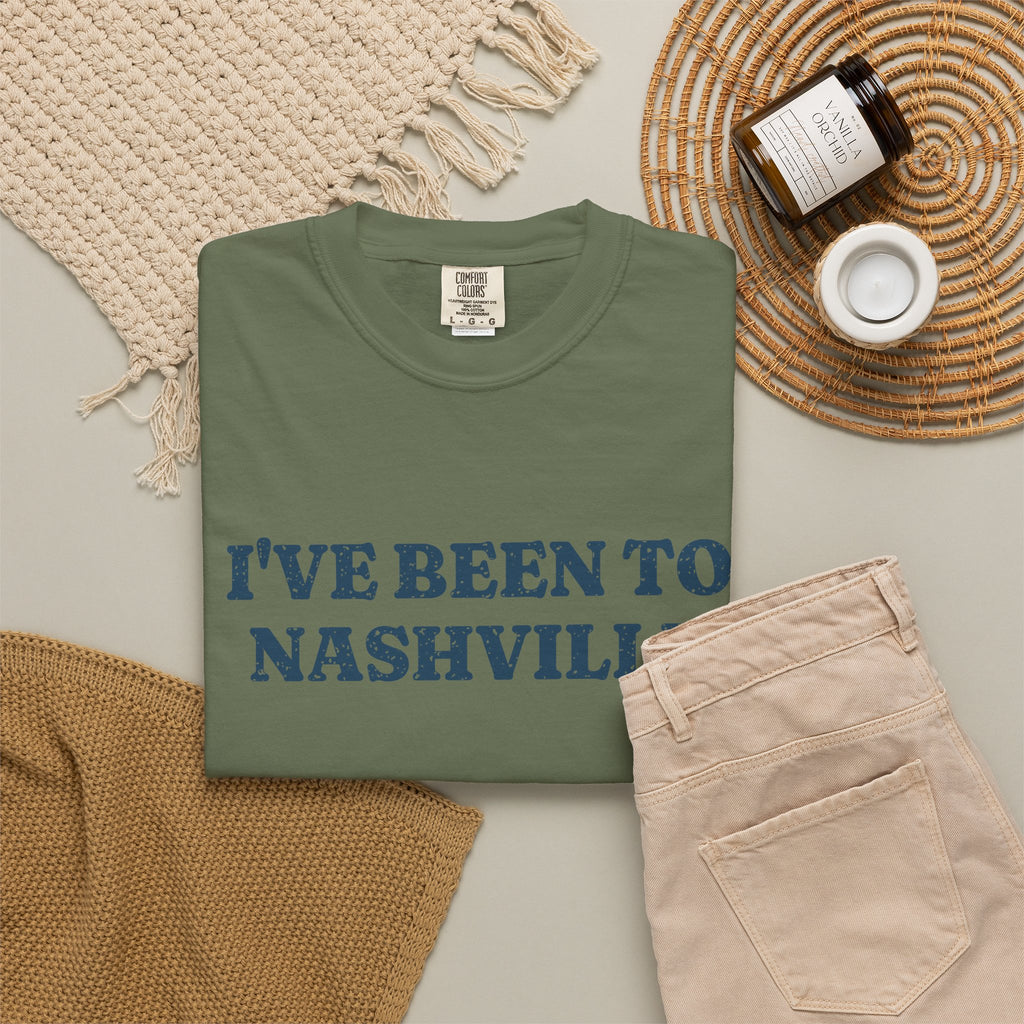 I've Been to Nashville Vintage Travel Souvenir T-Shirt