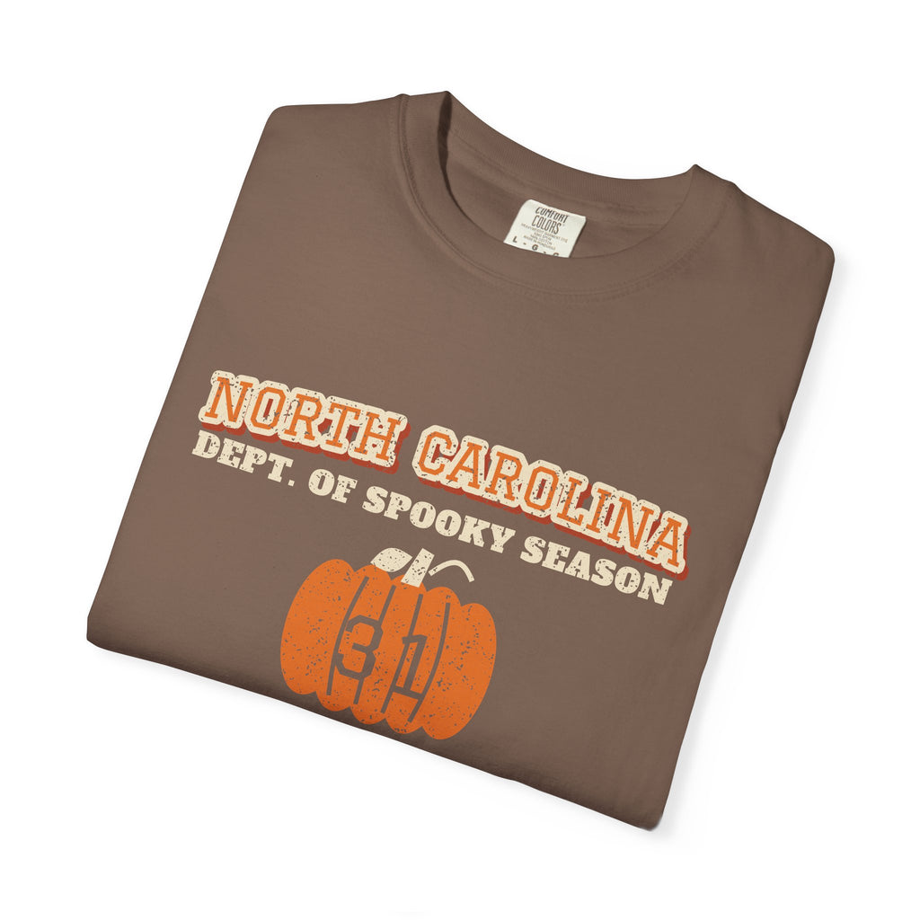 North Carolina Dept. of Spooky Season Varsity T-Shirt
