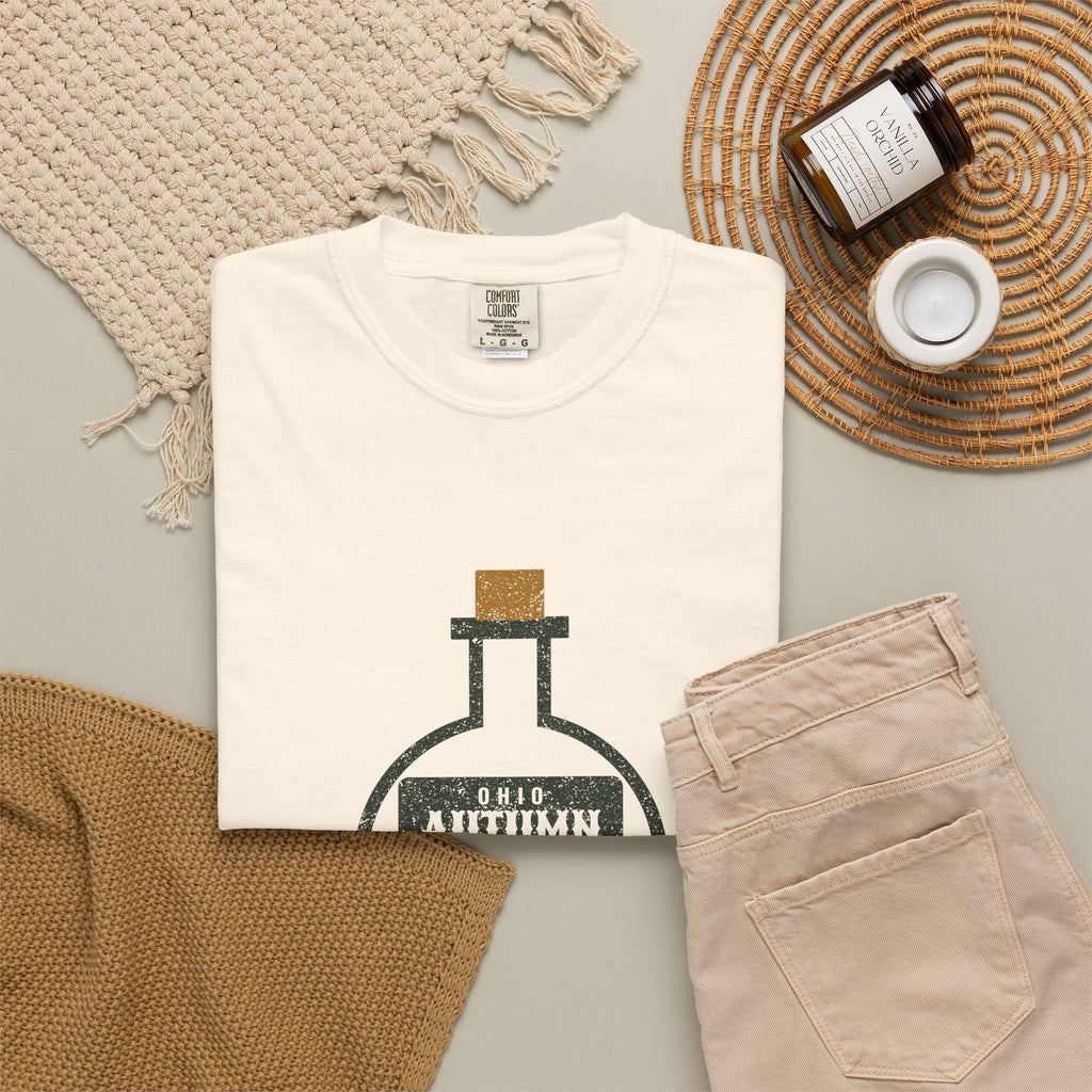 Ohio Autumn Apothecary Flask T-Shirt