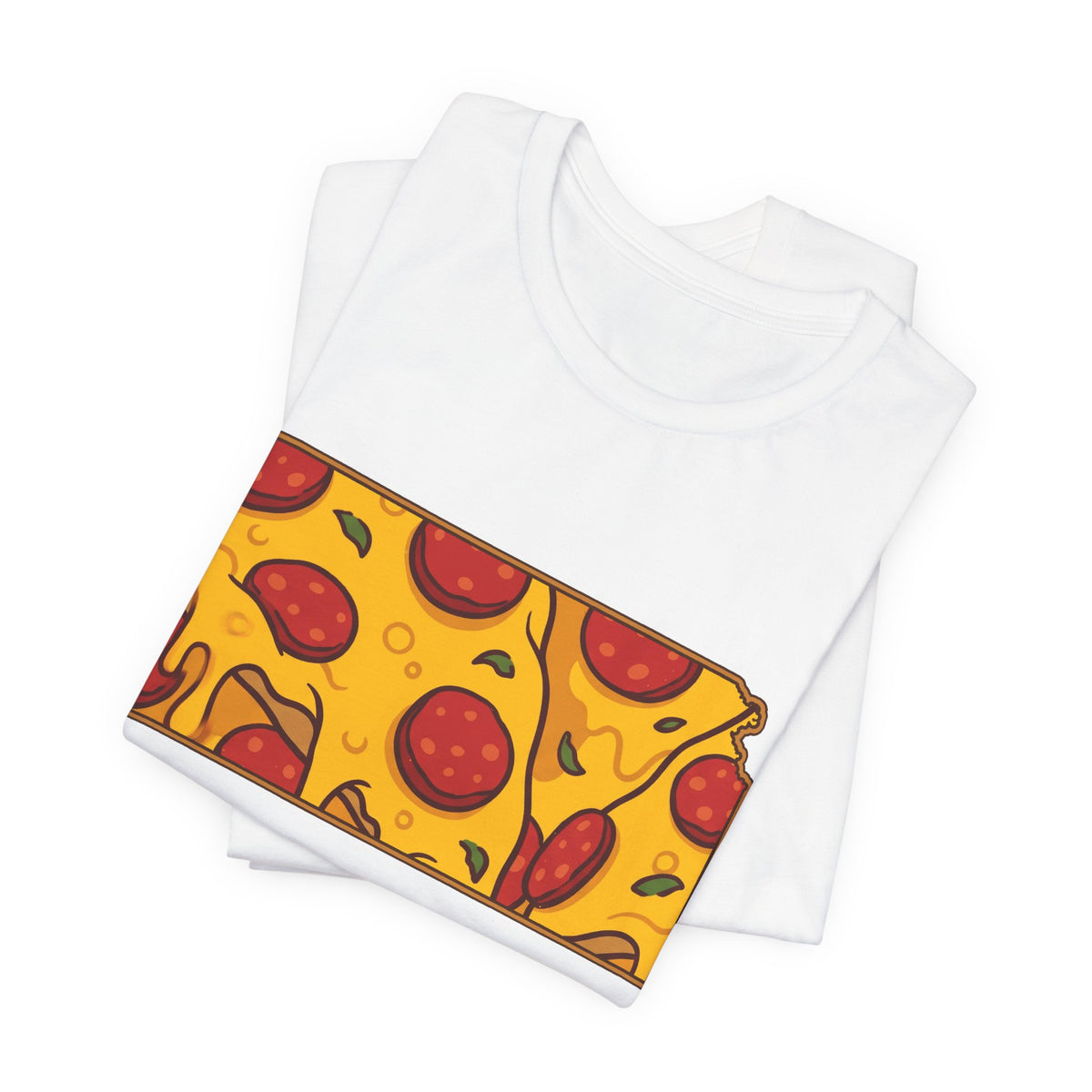 Kansas Pizza Map T-Shirt