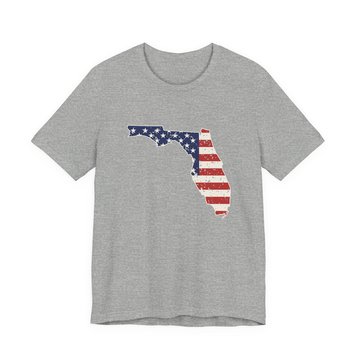 Florida American Flag Map T-Shirt